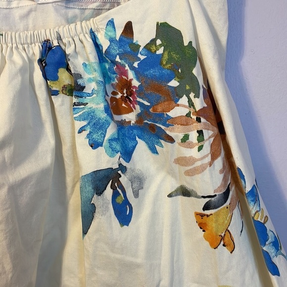 Zara Girls Soft Collection Floral Cut Out Back Fit and Flare Dress size 10 - Picture 10 of 16